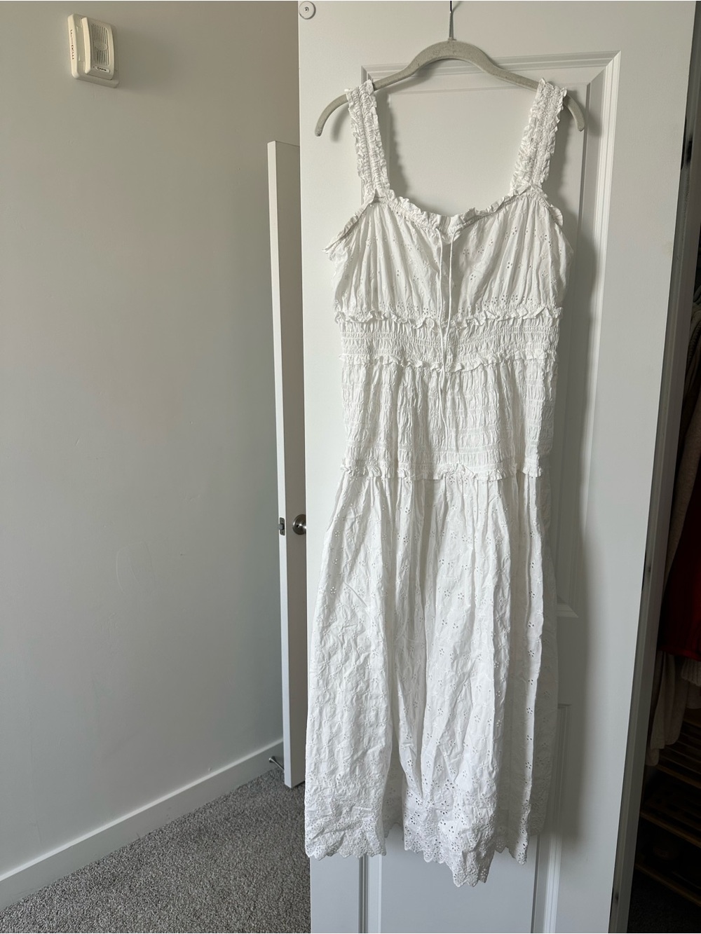 Gap x Doen White Eyelet Smocked Sundress - Picture 2 of 4